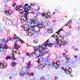 thumbnail image 1 of Cuentas MYYKO 60 g Amatista – Perlas planas y strass, 1 of 7