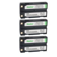 Batería Kastar D-Li1, 2600 Mah, 7,4 V, Paquete De 3 Unidades Para Trimble Gps