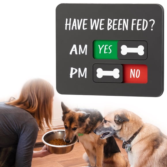 Imán decorativo Abudada para seguimiento de alimentación de perros AM/PM