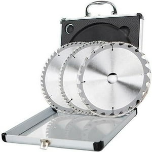 Set 3 Discos Sierra 8 1/4 24 48 Y 60 Dientes - Scheppach