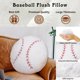 thumbnail image 2 of Baseball Plush, almohada de béisbol suave y mullida de 18 pulgadas, 2 of 3