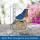 thumbnail image 4 of Pluviómetro decorativo Bluebird de resina para exterior 13 cm, 4 of 6
