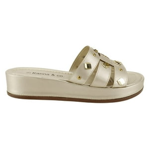 Sandalia Kanna & Co Tachas Beige