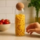 thumbnail image 2 of Botella Frasco Contenedor 1200mL Vidrio 20cm Con Tapa Corcho, 2 of 3