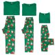 thumbnail image 3 of INSPIRE CHIC Pijamas de Navidad Santa Ropa de Casa Manga Larga Tops y Pantalones Conjunto de Pijamas Familiar ["Hombres"] L Verde, 3 of 4