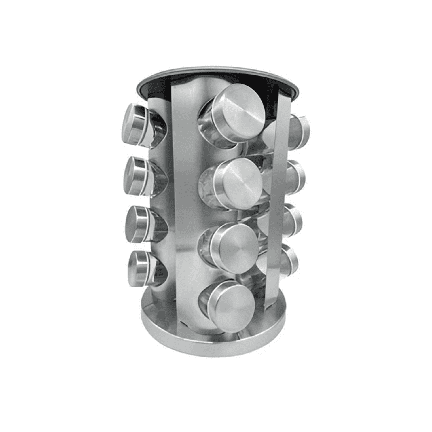 Crusec - Rack Especiero 16 Botellas Con Rotacion 360°