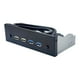 thumbnail image 3 of Hub USB Del Panel Frontal De 5,25 Pulgadas Para PC, Caja De Ordenador, Panel Frontal De Unidad óptica, 3 of 5