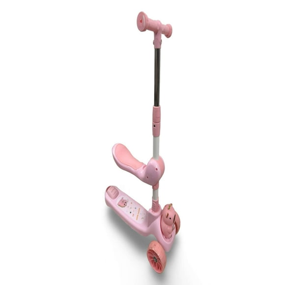 Scooter para niños con diseño de Capibara Rosa