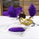 thumbnail image 5 of Plumas de avestruz SOGUGOM 30 piezas 20-25 cm moradas, 5 of 6