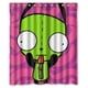 thumbnail image 1 of Cortina de ducha de Invader Zim Gir, juego de cortinas de baño con ganchos, tamaño 60 x 72 pulgadas, 1 of 3