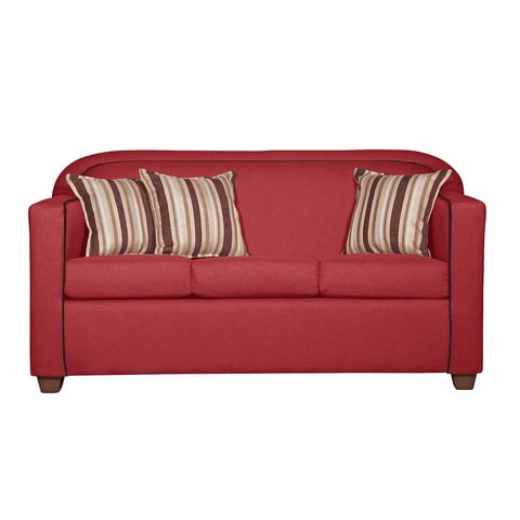 Ruzam Mobel - Sofá 3 Cuerpos Zafiro Rojo