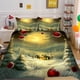 thumbnail image 1 of Christmas Eve Gifts Kids Decor Quilt Duvet Cover Set Children Bedspread3-Piece Bedding Set, 1 of 5