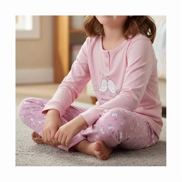 Pack 3 Pijamas Niña Manga Larga Y Pantalón