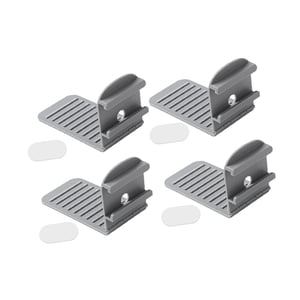 Magideal - 4 Clips Para Sujetar Sábanas, Sujetadores Para Colchones Y Sábanas, Prácticos, Fáciles De Usar, Antideslizantes, Para Regalo, Se Mantienen En Su Lugar Gris