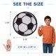 thumbnail image 3 of Parche bordado de balón de fútbol Digitemb, aplicación con plancha o cosido, 3 of 9