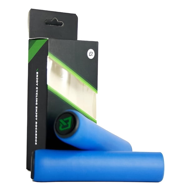 Puños Rockbros De Silicona, Bicicleta Mtb Bmx Grips azul