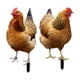 thumbnail image 2 of Estatua De Gallina Para Jardín, Estacas De Metal, Esculturas De Animales Para Suelo, Césped Y Exteriores, 2 Uds., 2 of 5