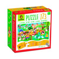 Puzzle 123 La Granja 25 Piezas Ludattica