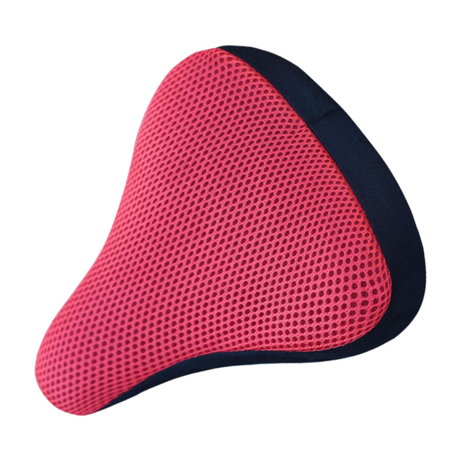 Ioensy - Funda Para Sillín De Bicicleta, Funda Protectora Suave Para Asiento De Bicicleta Para Hombres Y Mujeres, Bicicleta De Carretera, Color Rojo