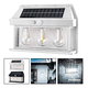thumbnail image 1 of 6 Farol Solar Aplique Pared 3 Ampolletas Led Sensor Luz Fría, 1 of 6