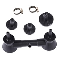 Magideal - Fregadero De Chorro Doble, Lavadora De Botellas, Enjuagador De , 2 Boquillas, Accesorio Para Fregadero, Equipo De Limpieza, Herramientas De Pub