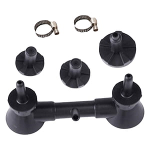 Magideal - Fregadero De Chorro Doble, Lavadora De Botellas, Enjuagador De , 2 Boquillas, Accesorio Para Fregadero, Equipo De Limpieza, Herramientas De Pub