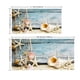 thumbnail image 4 of 1pc Beach Seascape Canvas Painting, Shell Sea Wall Art Starfish Seashells Wall Pictures Poster For Living Room Bedroom Office Decor, No Frame, 4 of 4