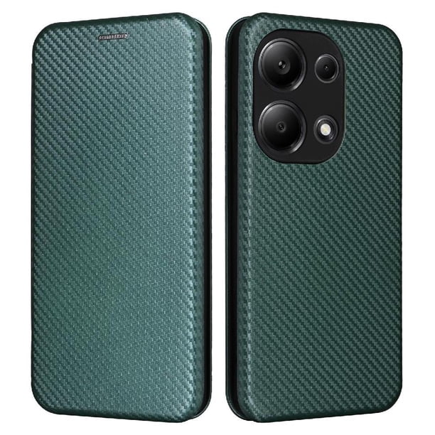 Funda Flip para FOXDOCK Xiaomi Redmi note13 Pro 4G - Funda magnética de negocios, funda protectora delgada