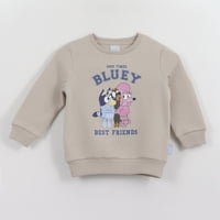 Polerón Cerrado Niño Best Friends Beige Bluey