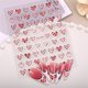 thumbnail image 2 of Xiao Hua Patrón de Grafiti en Forma de Corazón stickers de Uñas Autoadhesivas -10 Hojas, 4.13 X 3.15in stickers de Uñas de Tema Personalizado, Decoración de Empaque de Regalo de Arte de Uñas DIY,, 2 of 5