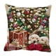 thumbnail image 3 of Funda De Almohada De Tiro Navideño Funda De Almohada Para Decoración Del Hogar Cachorro, 3 of 3