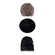 thumbnail image 3 of Gorro Invierno Hombre De Lana Con Forro Interno Moda Il Negro, 3 of 3