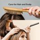 thumbnail image 2 of Cepillo de pelo StyleShark con paleta de bambú y masajeador de cuero cabelludo, 2 of 3
