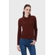 thumbnail image 1 of Polera Mujer Medio Cierre Estampado Café, 1 of 4