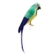 thumbnail image 3 of simulación artificial con plumas loro pájaro modelo animal decoración del hogar j, 3 of 5