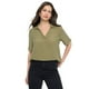 thumbnail image 1 of Bluson Mujer Camisero Ml Roll Up Verde Corona, 1 of 5