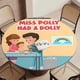 thumbnail image 5 of Miss Polly Had a Doly-theme Fitted Round Tablecloths Elastic Edged Table Covers Waterproof Table Cloth for Kitchen Holiday Party Tables Decor 120cm, 5 of 6