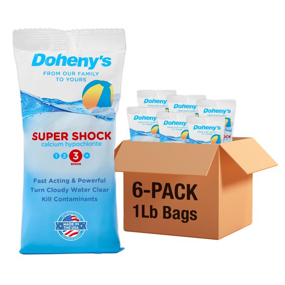 Shock para Piscina Doheny's Super Shock 6x1lb Cal-Hypo