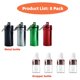 thumbnail image 2 of Set de aromaterapia de viaje Oiwmuock con 8 botellas de vidrio de 2 ml, 2 of 6