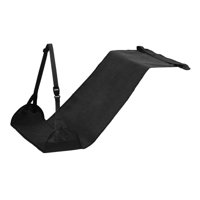 Ioensy - Reposapiés De Viaje Premium Para Avión, Hamaca Para Pies, Para Mujeres, Hombres, Coche, Oficina, Hogar, Color Negro