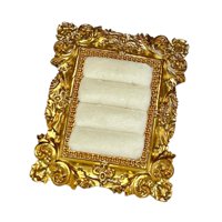 Magideal - Porta Anillos Organizador De Joyas Marco De Exhibición Y Bandeja Para Anillos Con Diseño Elegante Y Acabado Pulido Adecuado Para Fotografía De Product Blanco