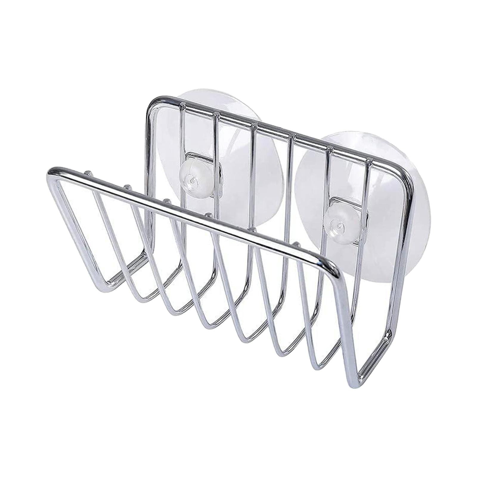Magideal - Soporte De Esponja De Acero Inoxidable Soporte De Esponja Pequeño Soporte De Jabón Organizador Fregadero Desagüe Estante De Secado Fregadero De Cocina