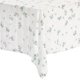 thumbnail image 4 of REGALWOVEN Mantel Rectangular Floral de Algodón y Lino, Blanco Lila 47"x71", 4 of 5