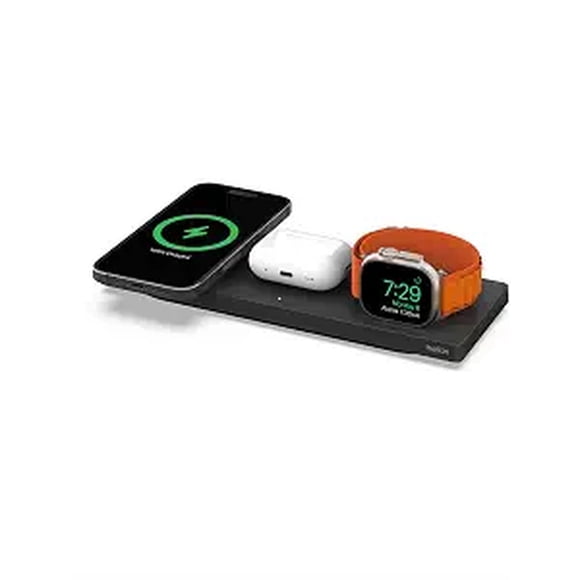 Cargador Belkin BoostCharge 3 en 1 MagSafe 15 W Negro