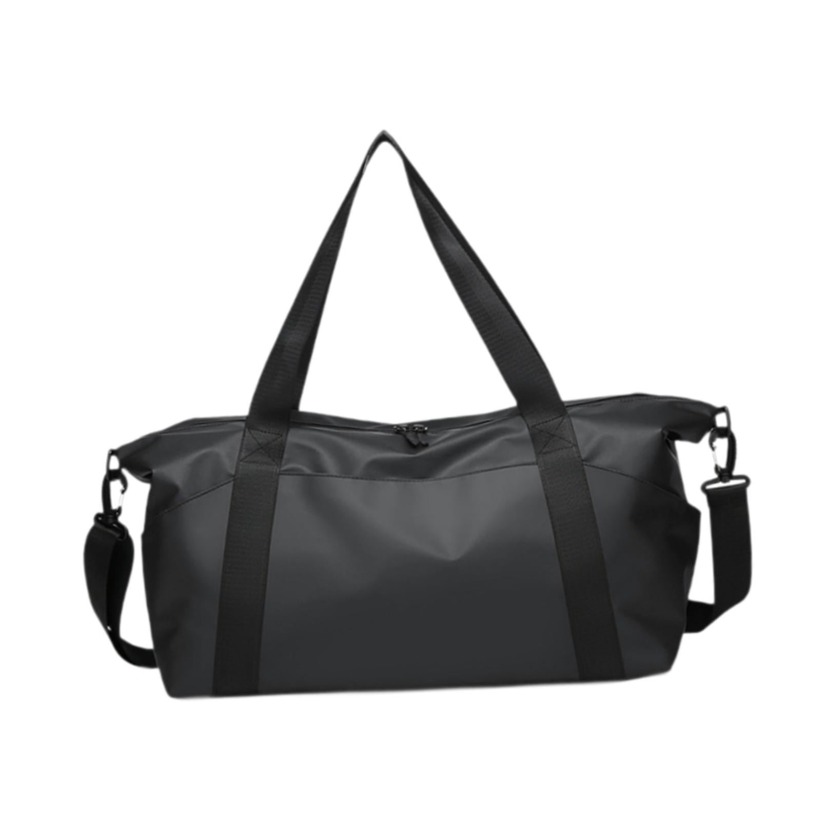 Magideal - Bolsa De Viaje, Bolsa De Gimnasio, Bolsa De Equipaje Portátil De Moda Para Adultos, Bolso Cruzado, Bolsa De Viaje Para Entrenamiento, Natación, Fin De Negro