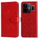 thumbnail image 3 of Funda tipo cartera FOXDOCK para Realme GT Neo 5 , diseño girasol en relieve, cuero PU, cierre magnético, soporte y tarjetero, 3 of 5