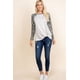 thumbnail image 3 of Top Casual de Felpa Francesa con Giro Lateral y Mangas Largas con Estampado Animal, 3 of 5