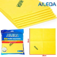 Aileda Paño Multiuso Ultra Absorbente 6Un Amarillo Limpia 38X38Cm