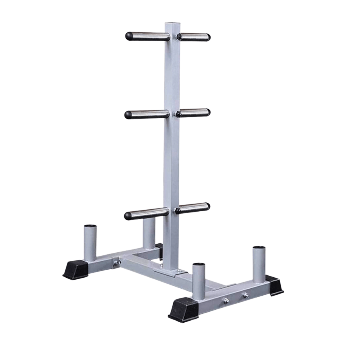 Linea Sport - Rack Soporte Para Discos Y 4 Barras Olímpicas