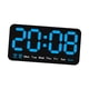 thumbnail image 1 of Reloj Digital De Escritorio, Reloj Despertador LED Con Atenuador Grande Para Dormitorio, Adultos, Adolescentes, Azul, 1 of 5